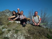 Giro ad anello sul Monte Barro (922 m.) da Galbiate (LC) il 14 marzo 2012  - FOTOGALLERY